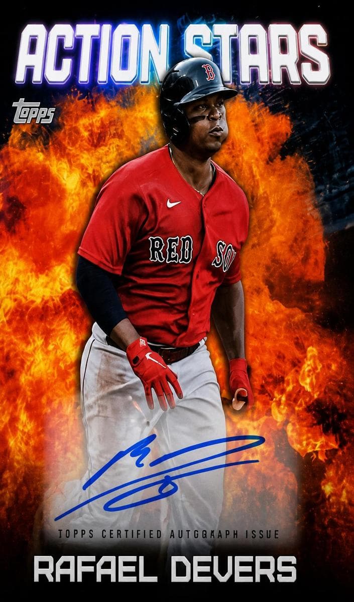 Rafael Devers 2023 topps Topps Chrome Update