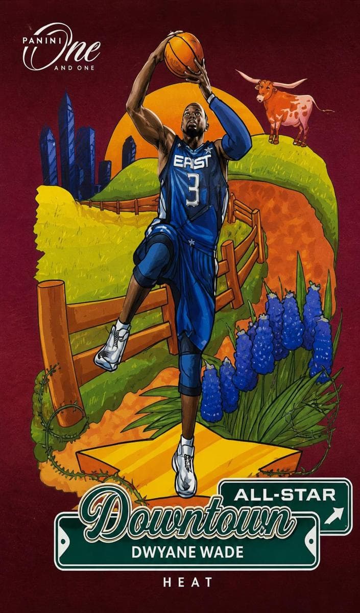 Dwyane Wade 2024 panini Panini One and One