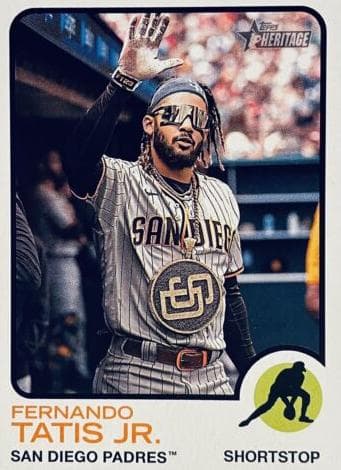 Fernando Tatis Jr. 2022 topps Topps Heritage
