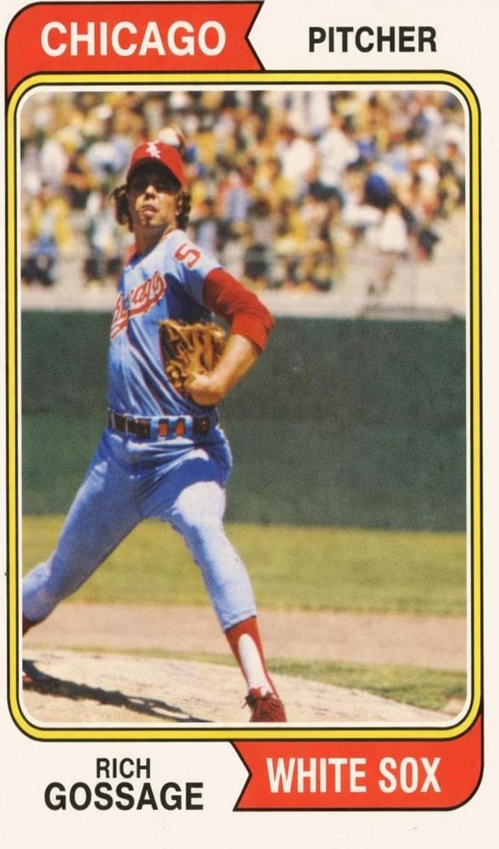 Rich Gossage 1974 topps O-Pee-Chee