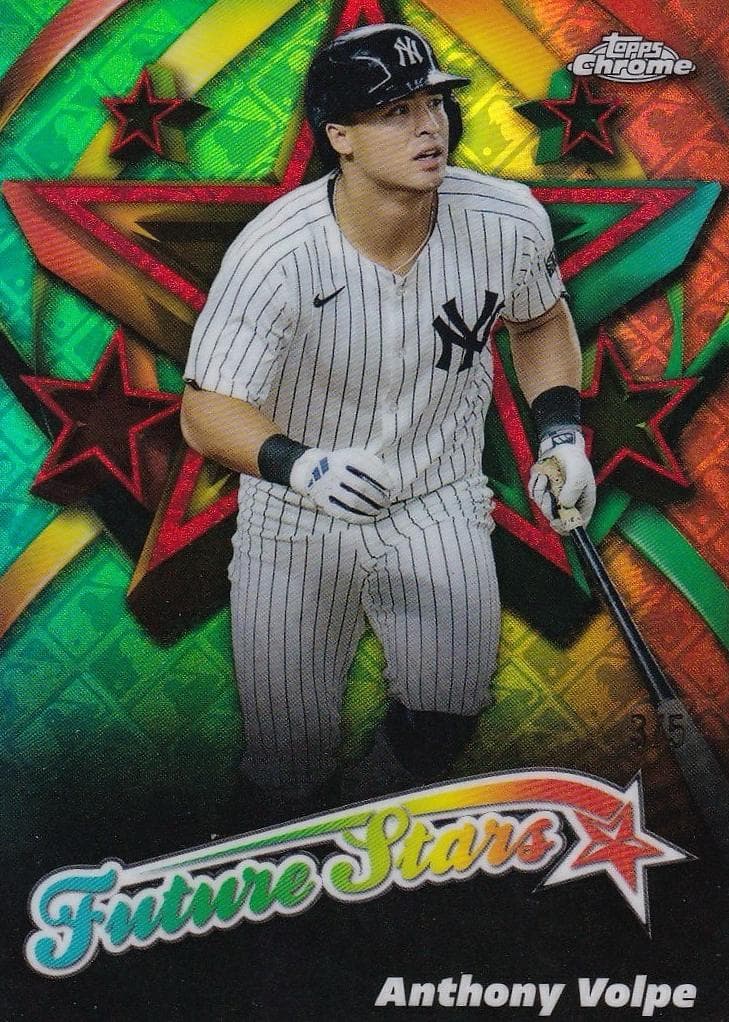 Anthony Volpe 2025 topps Topps Chrome