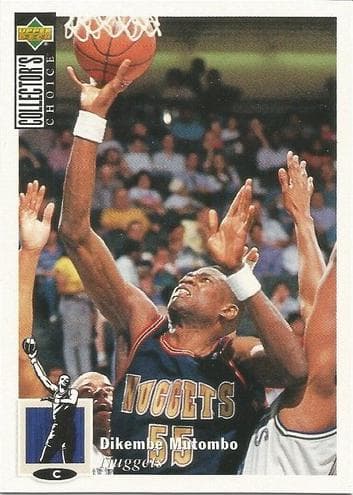 Dikembe Mutombo 1994 upper-deck Collector's Choice