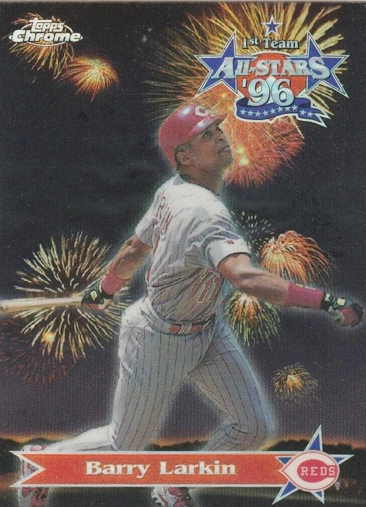 Barry Larkin 1997 topps Topps Chrome