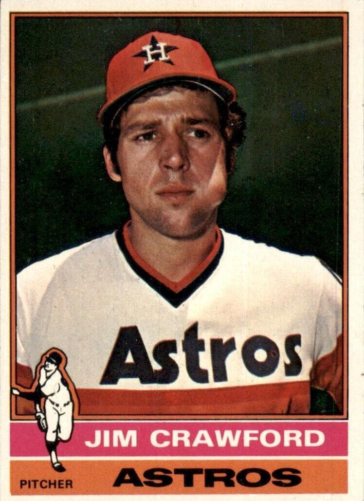 Jim Crawford 1976 topps Topps
