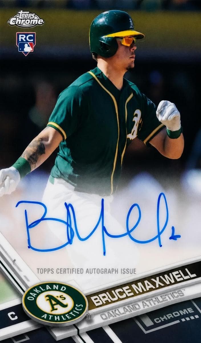 Bruce Maxwell 2017 topps Topps Chrome