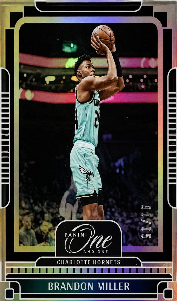 Brandon Miller 2024 panini Panini One and One