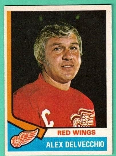 Alex Delvecchio 1974 topps O-Pee-Chee