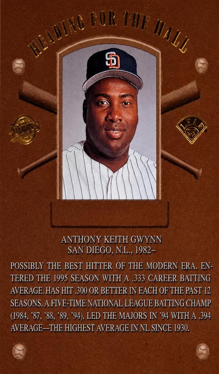Tony Gwynn 1995 leaf Leaf