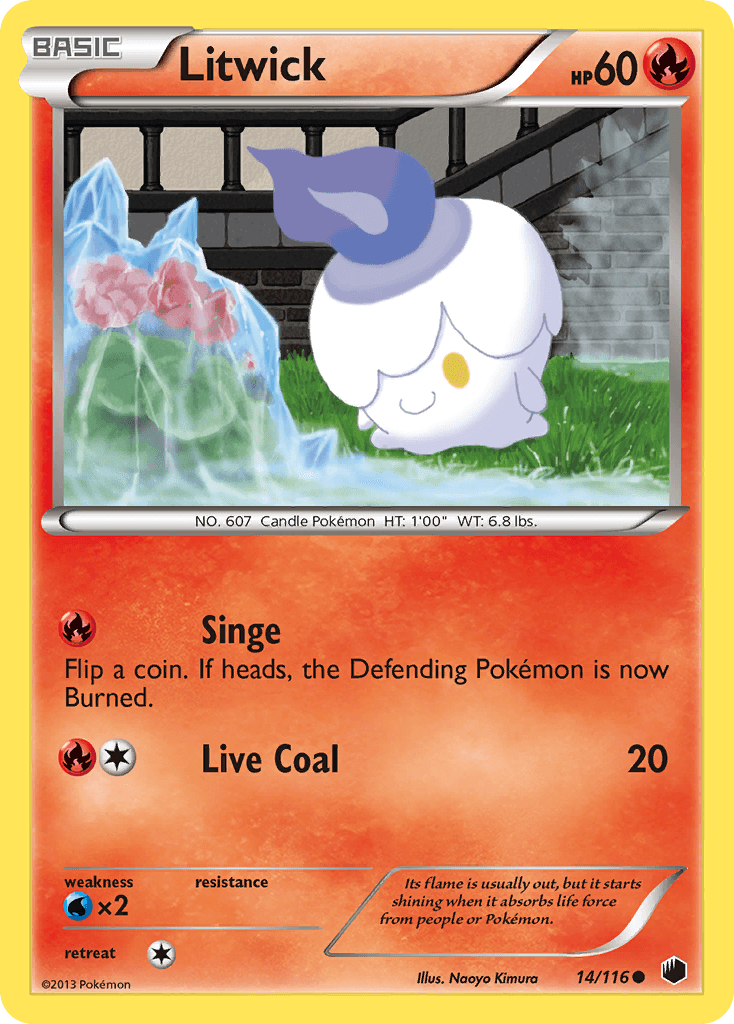 Litwick 2013 Pokemon Plasma Freeze