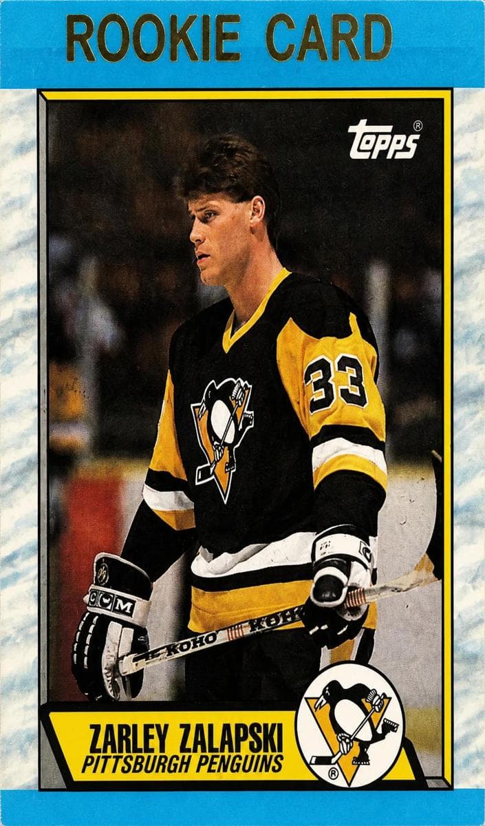 Zarley Zalapski 1989 topps O-Pee-Chee