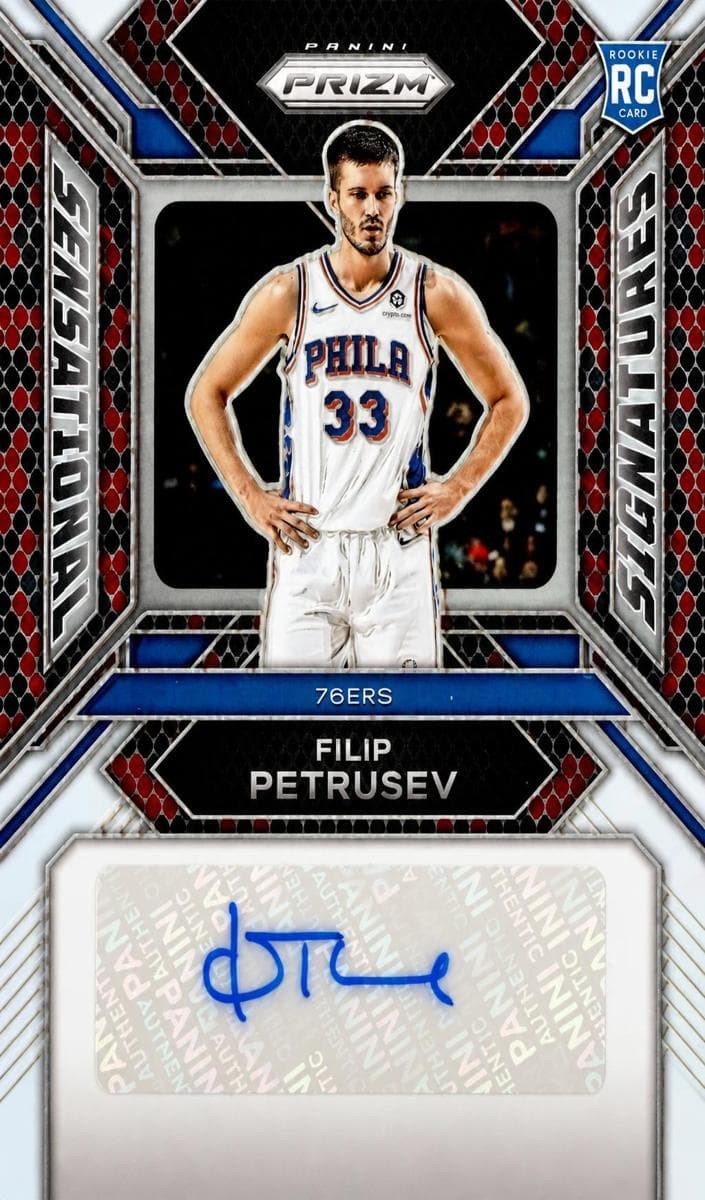 Filip Petrusev 2023 panini Panini Prizm