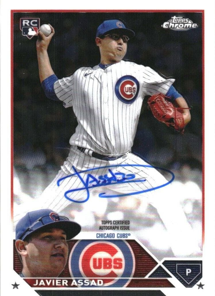 Javier Assad 2023 topps Topps Chrome Update