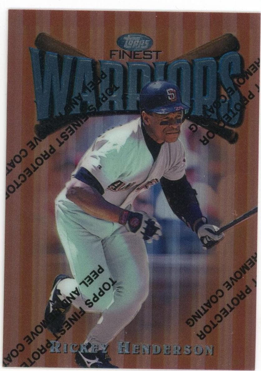 Rickey Henderson 1997 unknown Finest