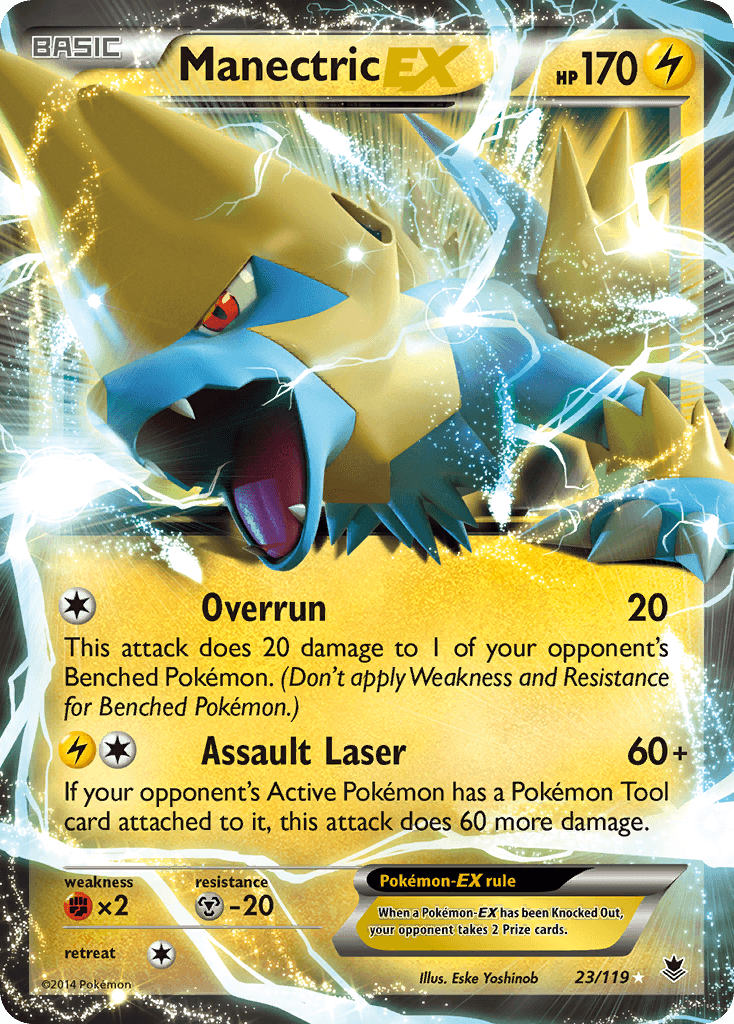 Manectric EX #23