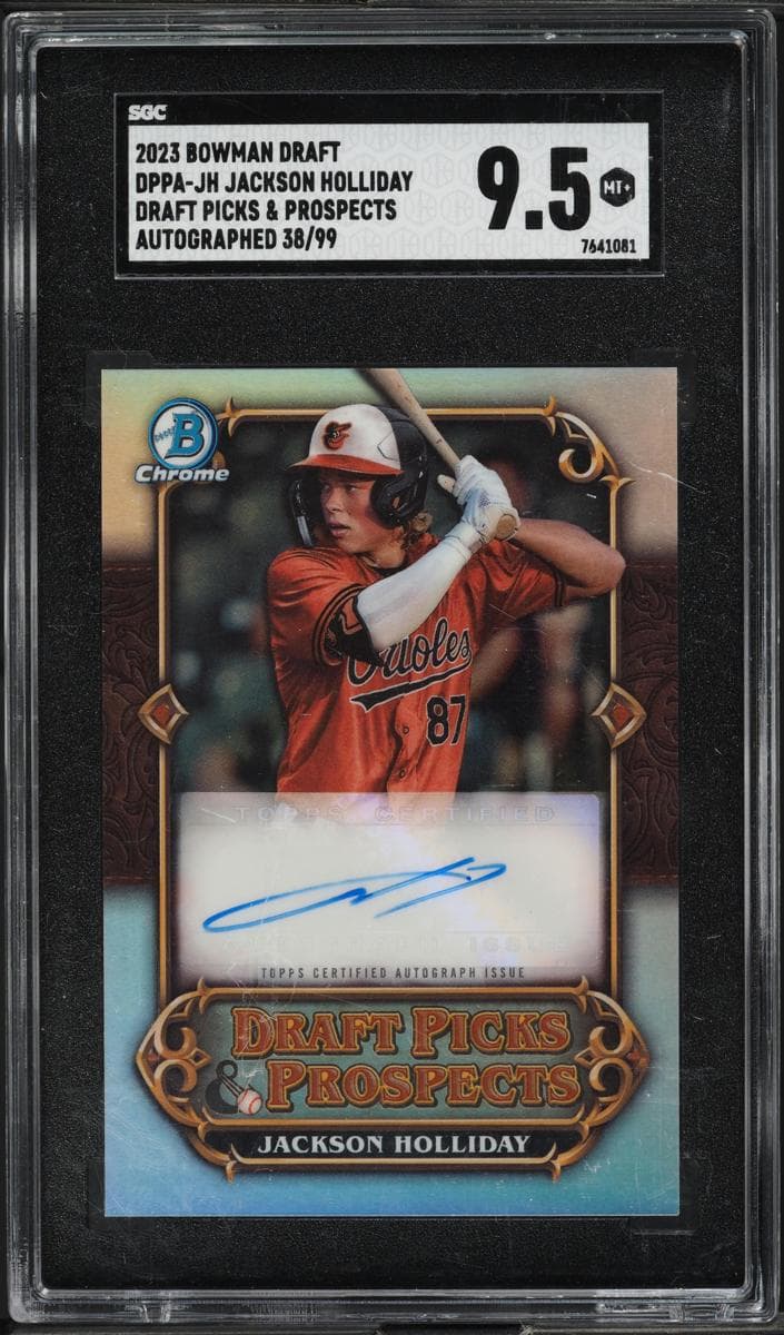 Jackson Holliday 2023 bowman Bowman Draft