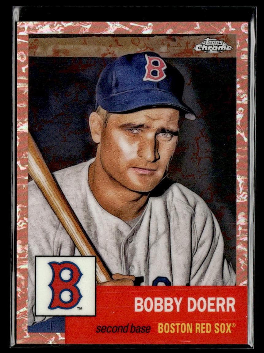 Bobby Doerr 2022 topps Topps Chrome Platinum Anniversary