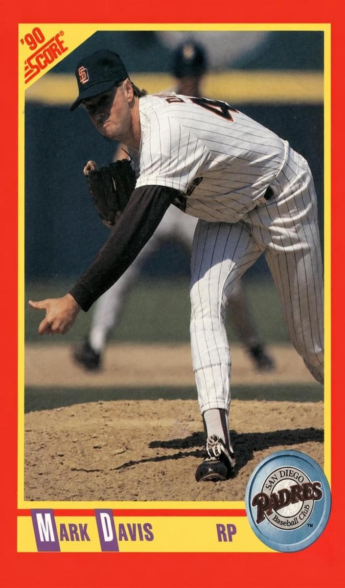 Mark Davis trading card