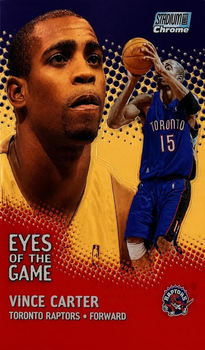 Vince Carter 1999 unknown Stadium Club Chrome