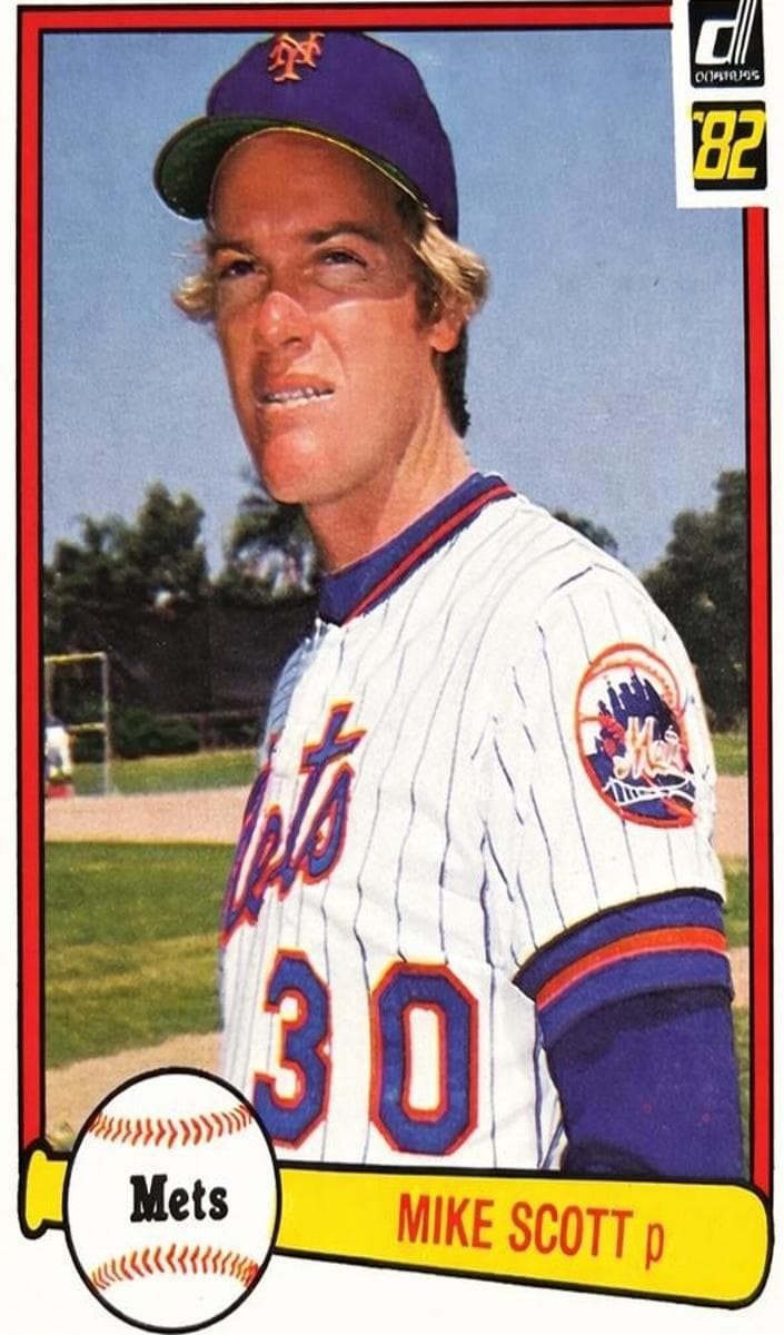 Mike Scott 1982 panini Donruss