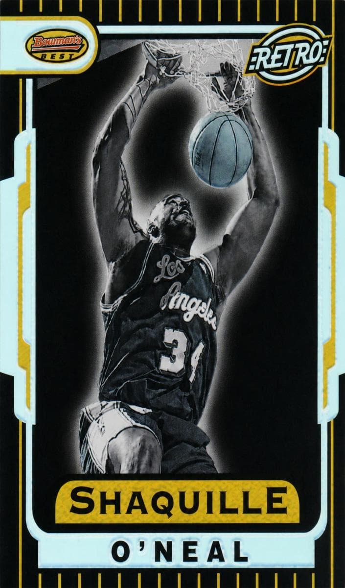 Shaquille O'Neal 1996 unknown Bowman's Best