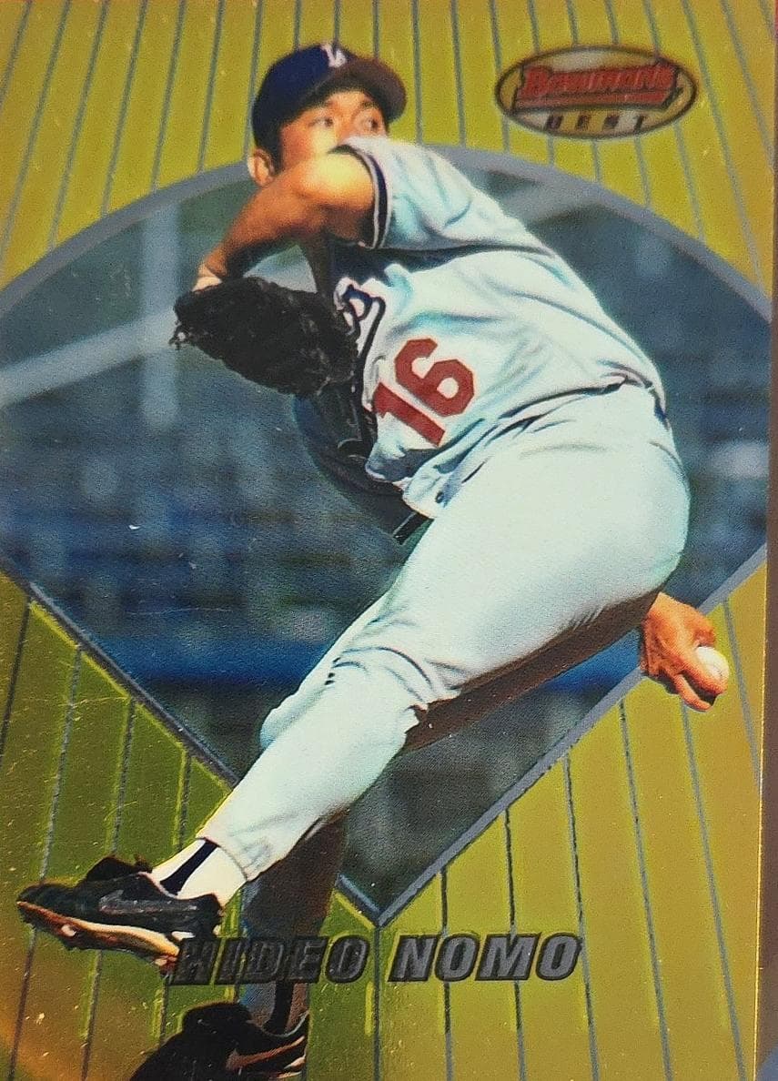 Hideo Nomo 1996 bowman Bowman's Best