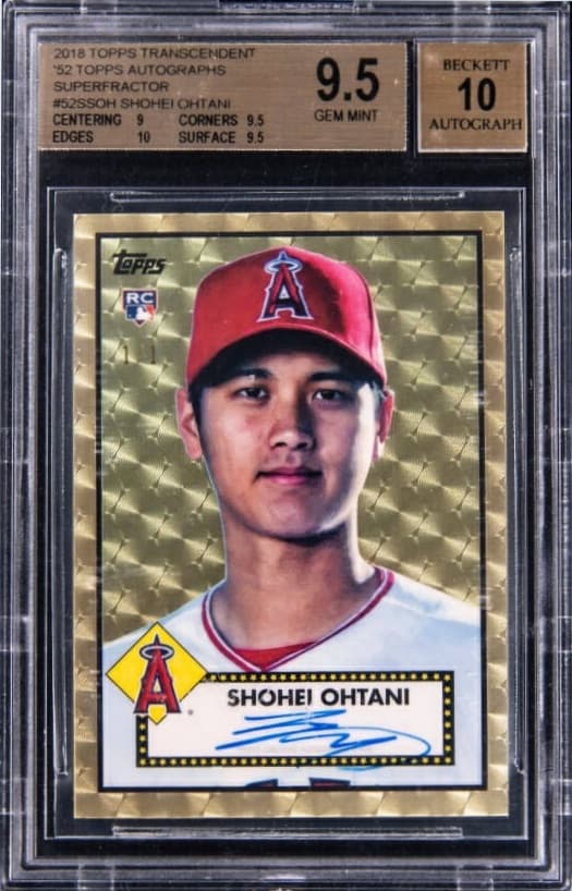Shohei Ohtani 2018 topps