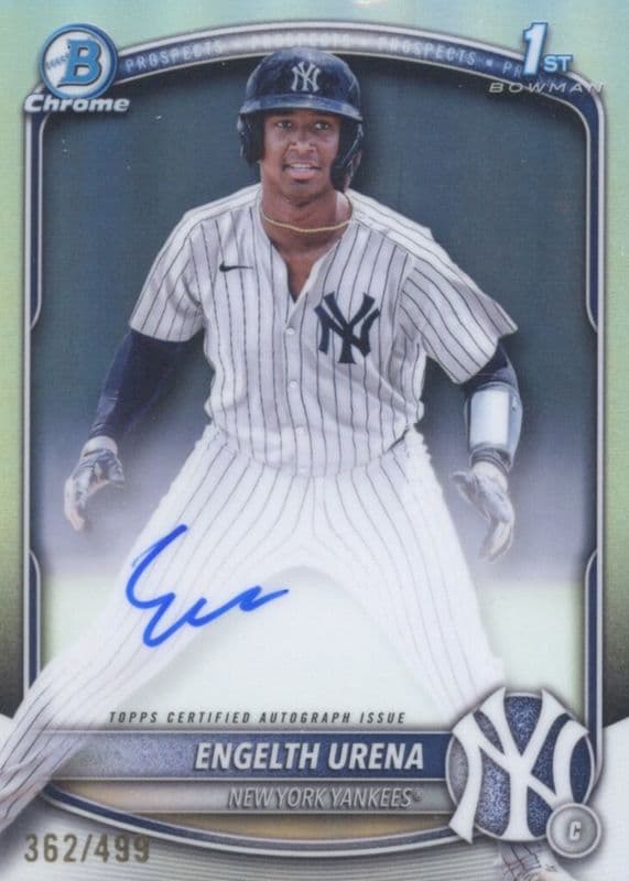 Engelth Urena trading card