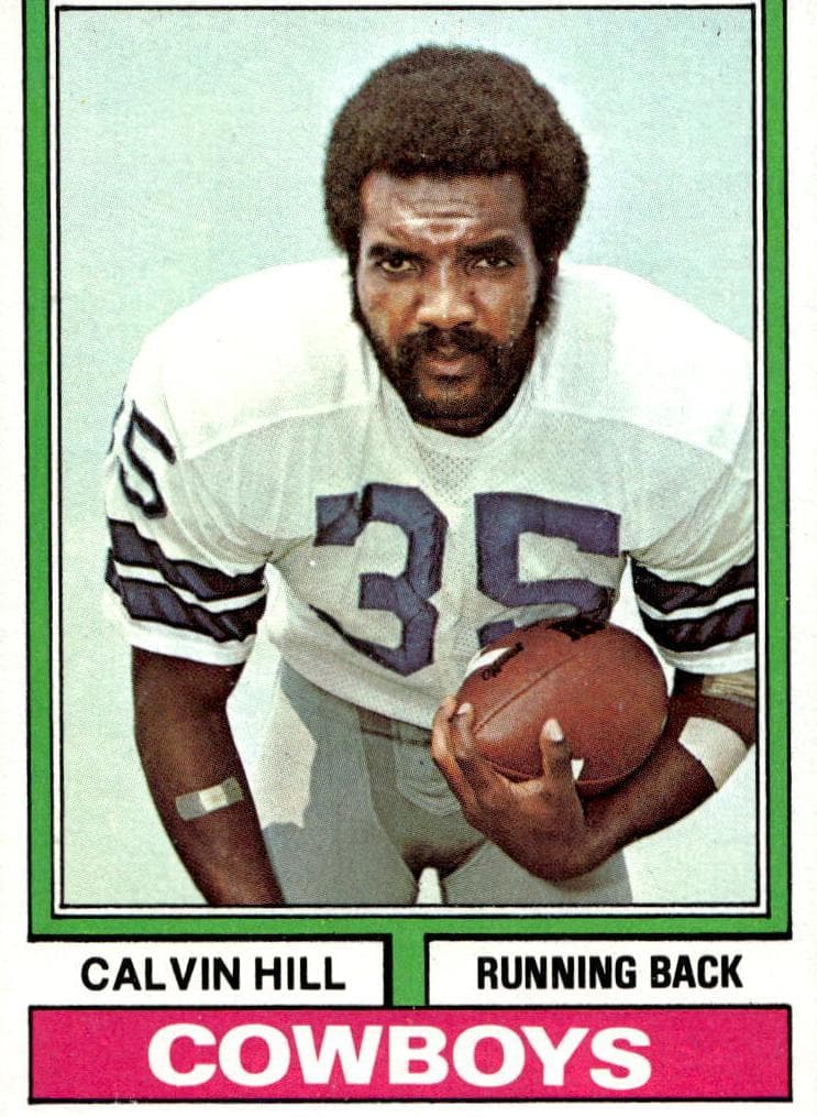 Calvin Hill 1974 topps Topps