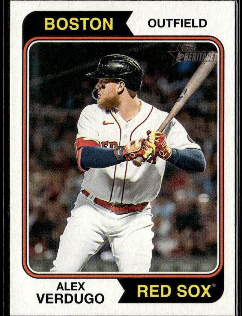 Alex Verdugo 2023 topps Topps Heritage