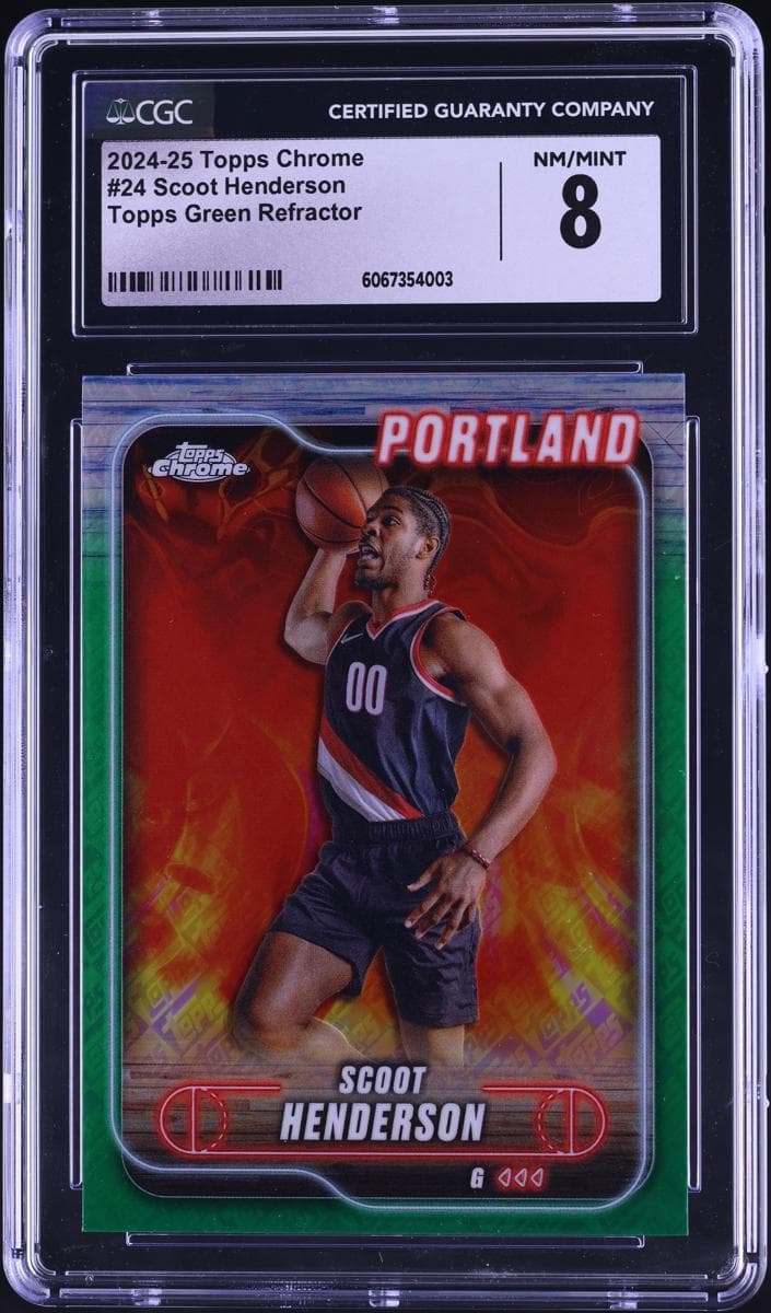 Scoot Henderson 2024 topps Topps Chrome