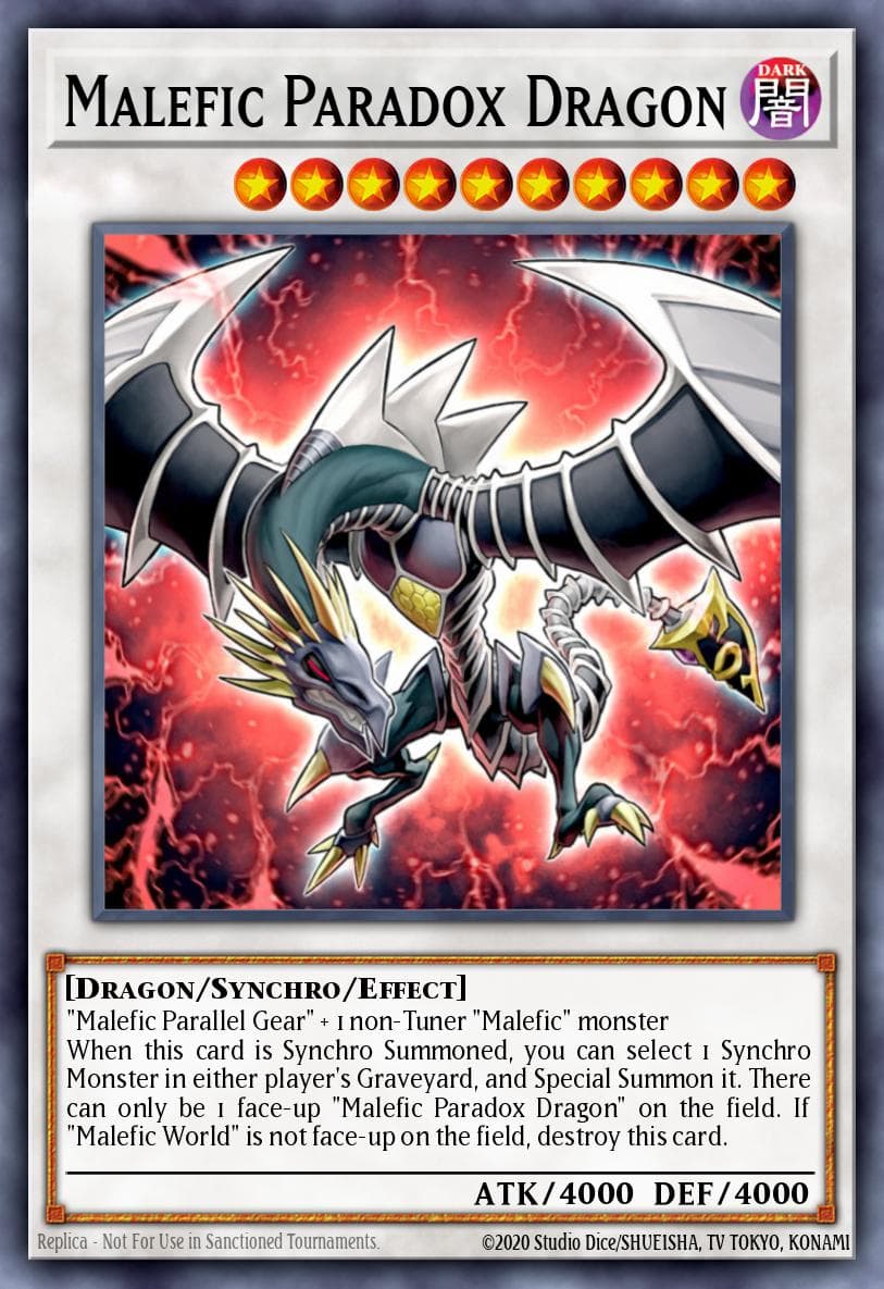 Malefic Paradox Dragon 2011 Yu-Gi-Oh!