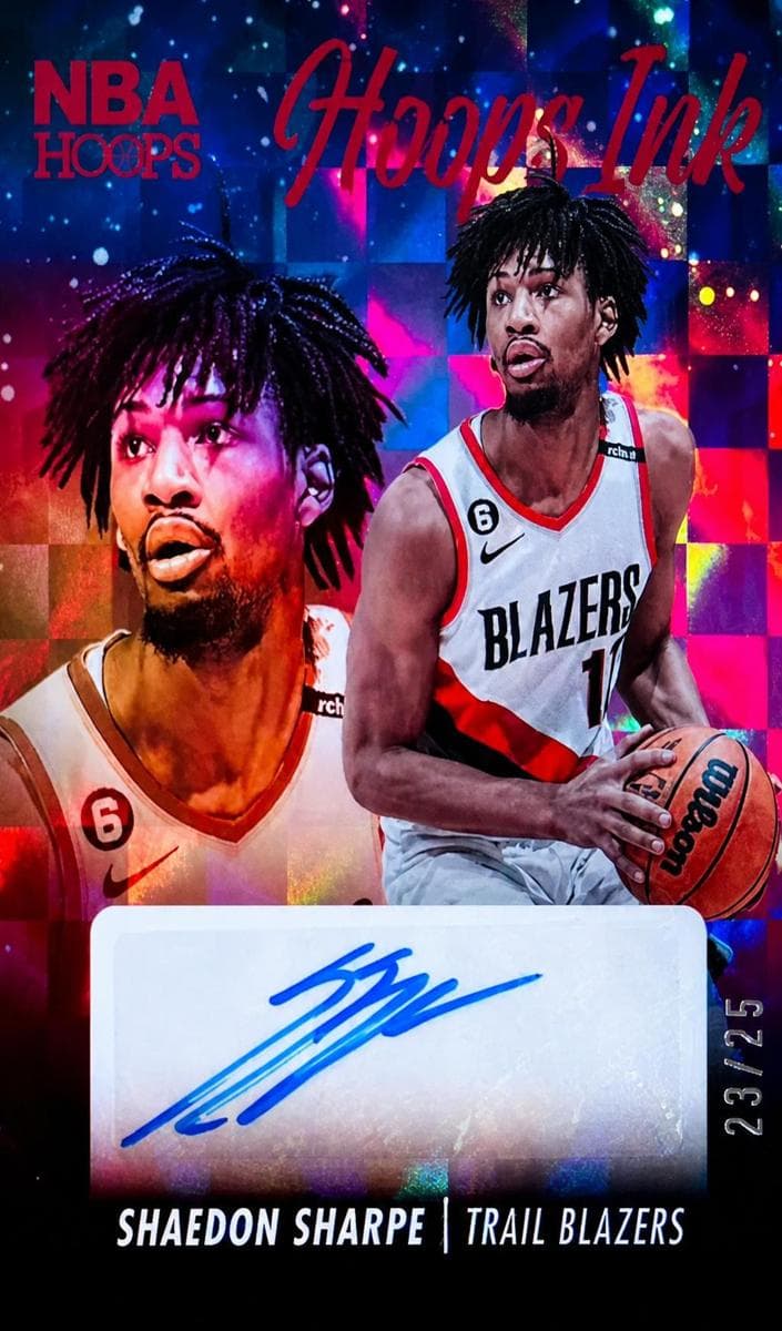 Shaedon Sharpe 2023 panini Hoops