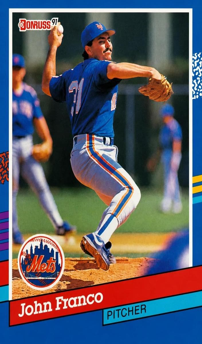 John Franco 1991 panini Donruss