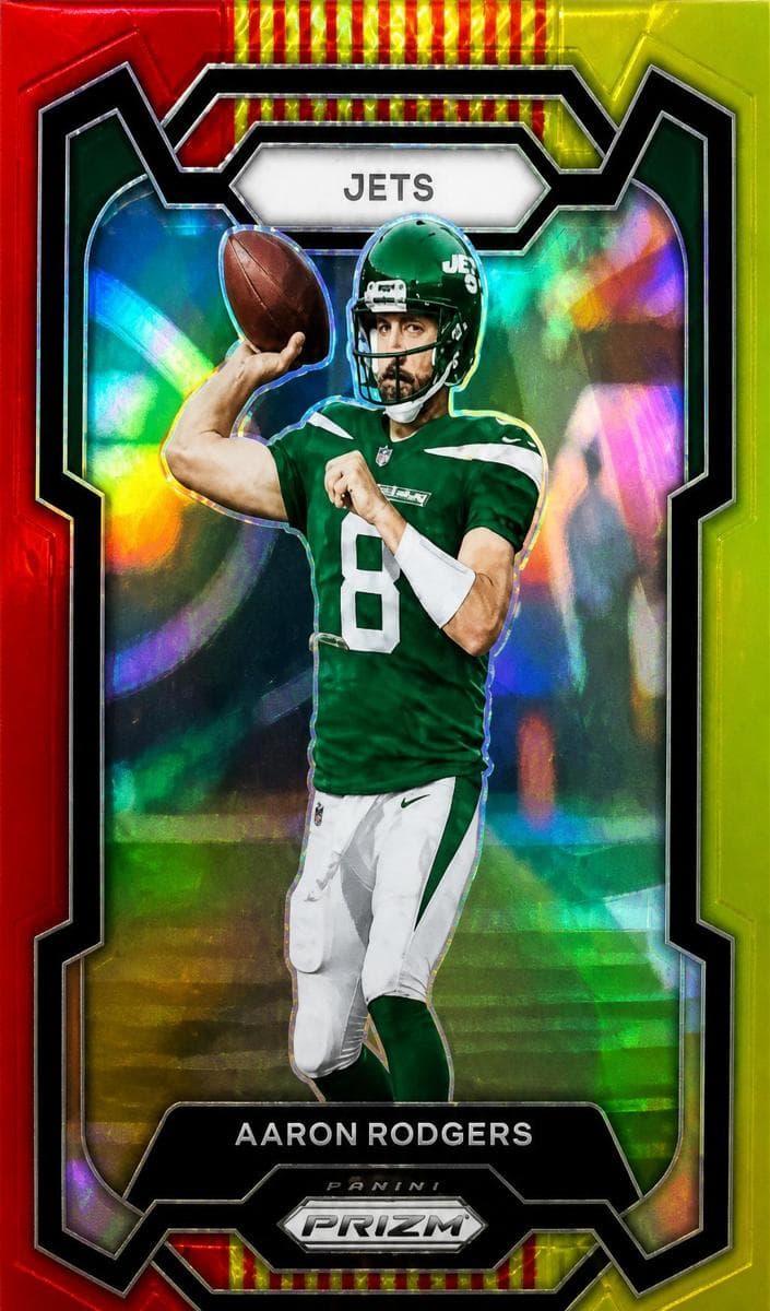 Aaron Rodgers trading card