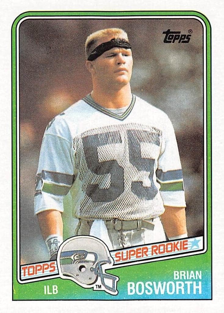 Brian Bosworth trading card