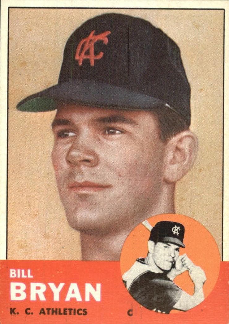 Bill Bryan 1963 topps Topps