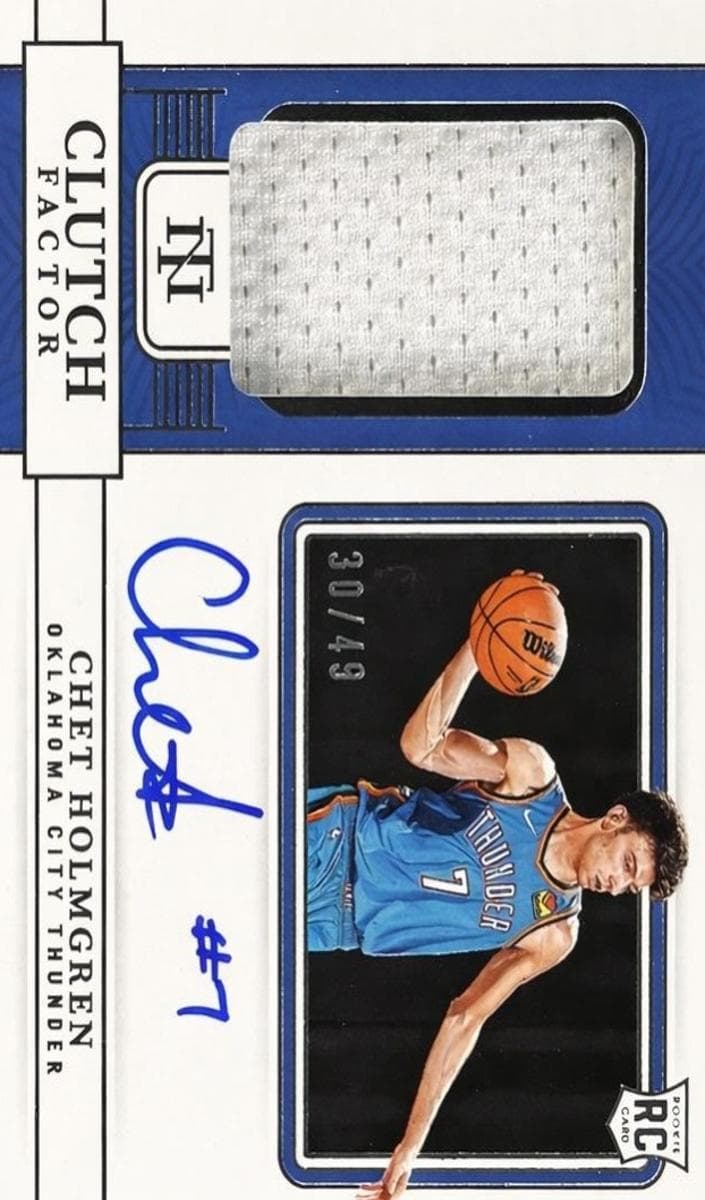 Chet Holmgren 2022 panini