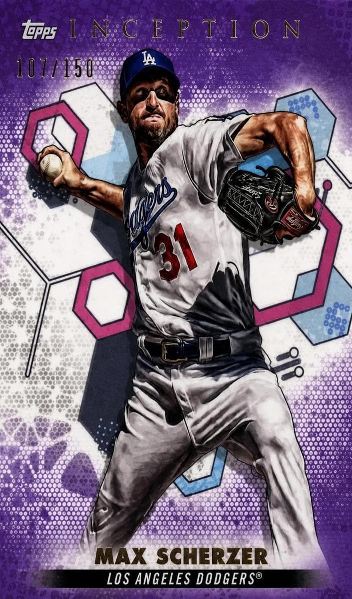 Max Scherzer 2022 topps Topps Inception