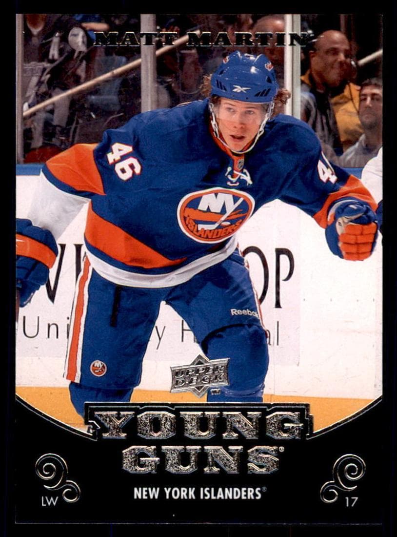 Matt Martin 2010 upper-deck Upper Deck