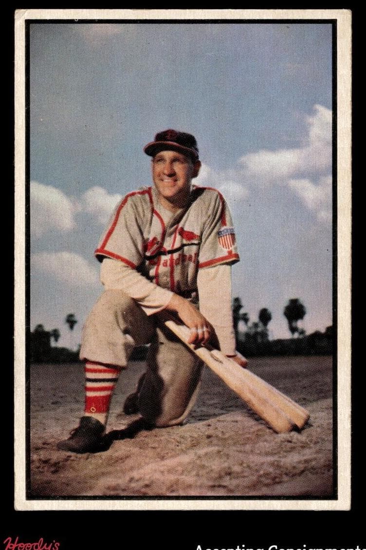 Enos Slaughter 1953 bowman Bowman Color