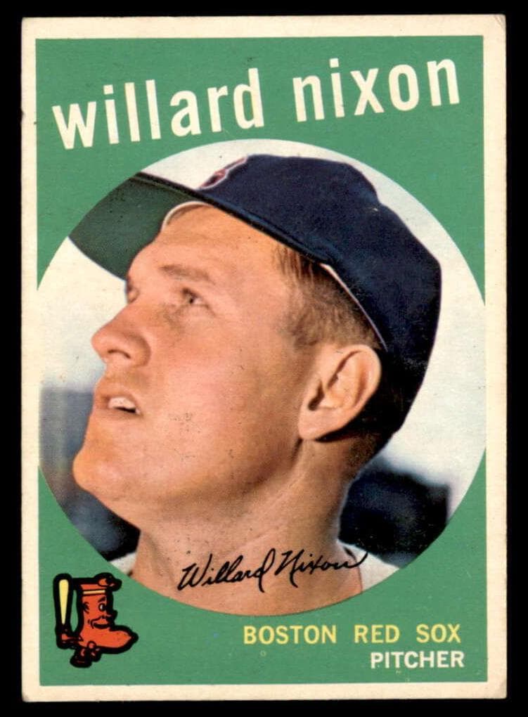 Willard Nixon 1959 topps Topps
