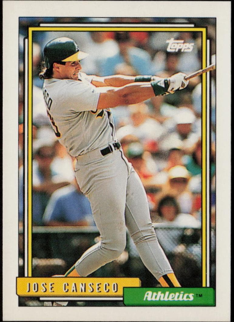 Jose Canseco 1992 topps Topps