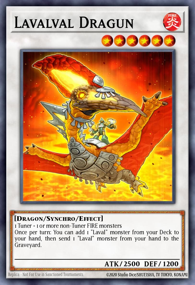 Lavalval Dragun 2012 Yu-Gi-Oh! Duel Terminal 6