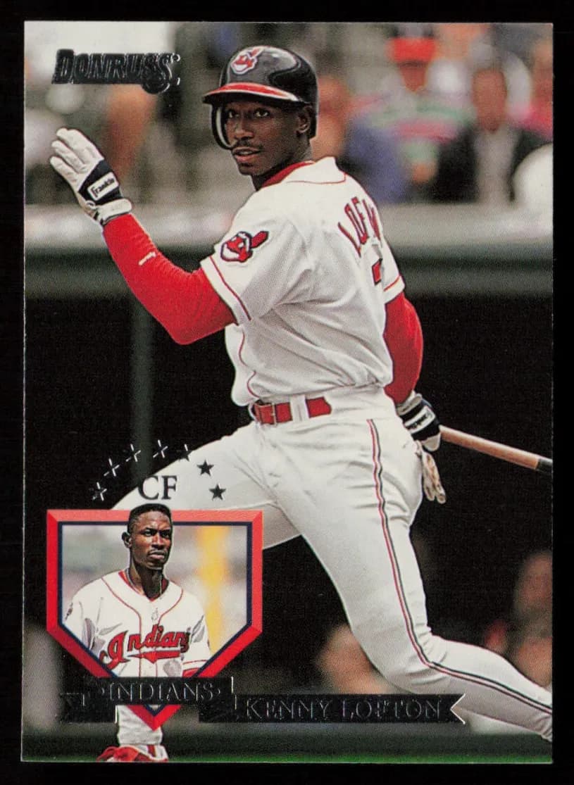 Kenny Lofton 1995 panini Donruss