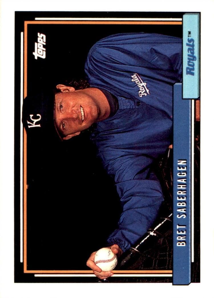 Bret Saberhagen 1992 topps Topps