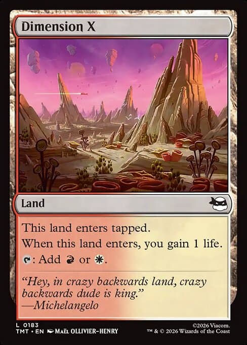 Dimension X 2026 Magic: The Gathering Teenage Mutant Ninja Turtles