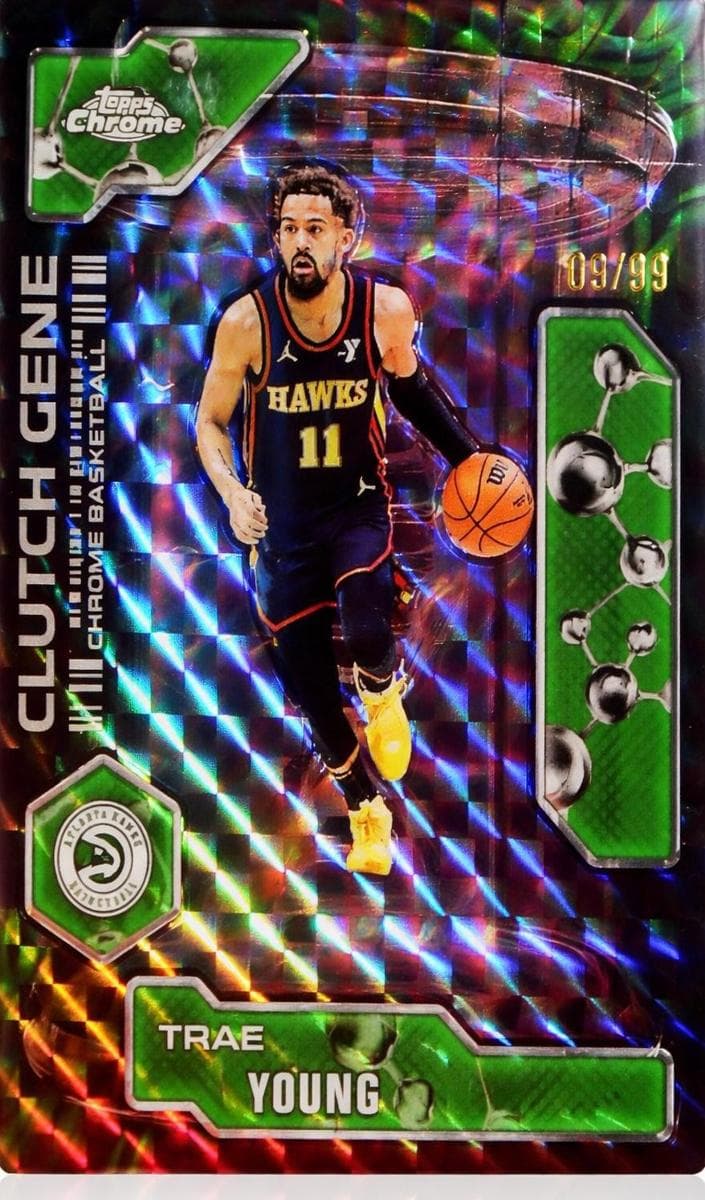 Trae Young 2025 topps Topps Chrome