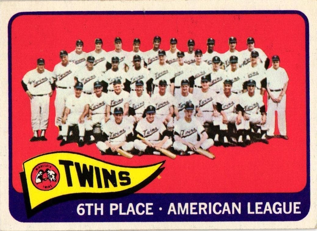 Minnesota Twins 1965 topps Topps