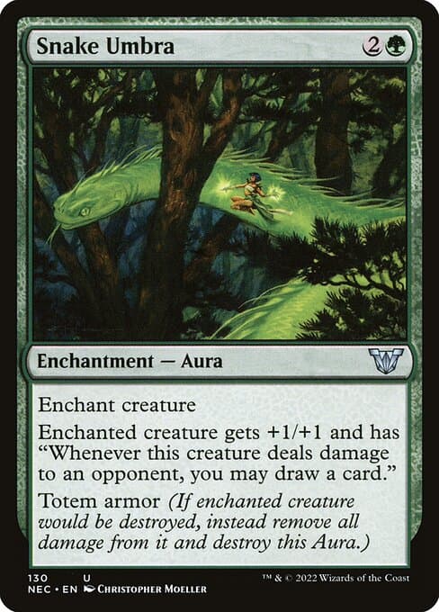 Snake Umbra 2023 Magic: The Gathering Wilds of Eldraine Commander