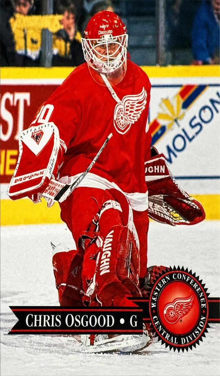 Chris Osgood 1995 panini Donruss